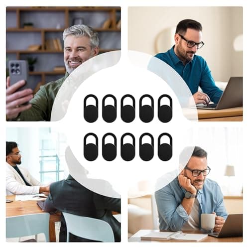 Phone Camera Cover Slide 10 Pieces Laptop Webcam Blocker — view 6