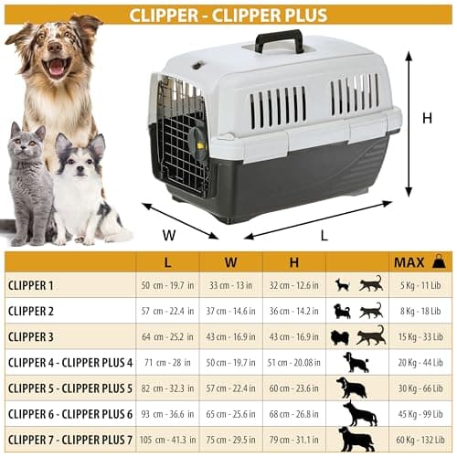 Ferplast Extra Large Dog Carrier Airline Approved IATA, Max 45 Kg — view 4