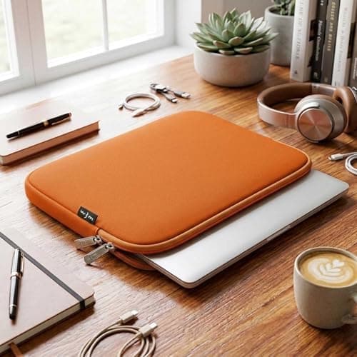 Emartbuy Orange Neoprene Laptop Sleeve 13-15 Inch — view 5