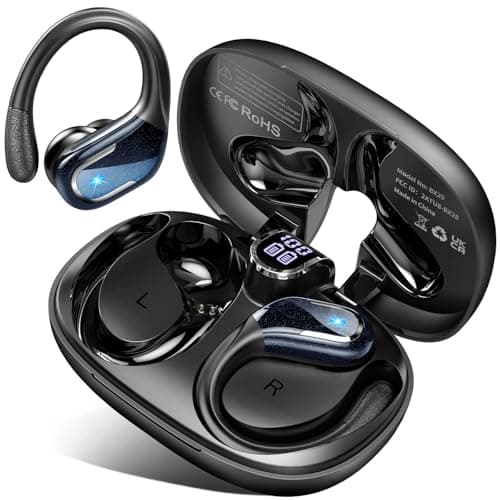 Ltinist Wireless Earbuds, Bluetooth 5.4 Headphones Sport 75H Stereo, Black