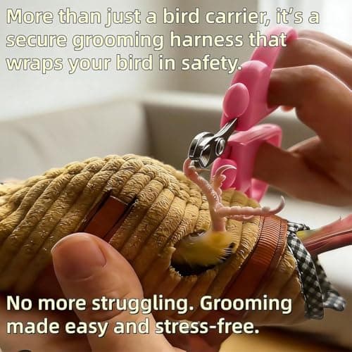 Portable Bird Carrier Bag, 2026 Escape Resistant Parrot Carrier Bag Harness for Small Medium Parrots, Cockatiel,Green-cheeked Conure (XL) — view 5