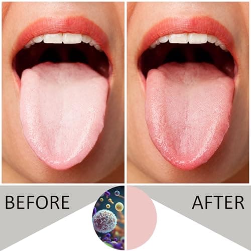 Tongue Scraper with Travel Case Metal Stainless Steel Tongue Scrapers for Adults Restore Fresh Breath Improve Taste and Oral Health with Our Tongue Cleaners Suitable for Men & Women Personal Hygiene — view 3
