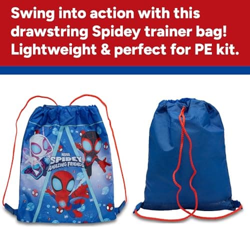 Marvel Spidey Kids Drawstring Bag PE Kit Gym Swim Travel Sack — view 4