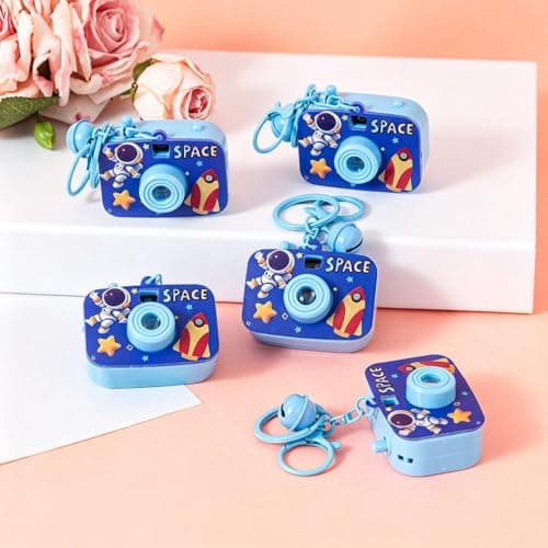 Camera Projector Keychain Space Astronaut LED Projector Backpack Decor — view 5