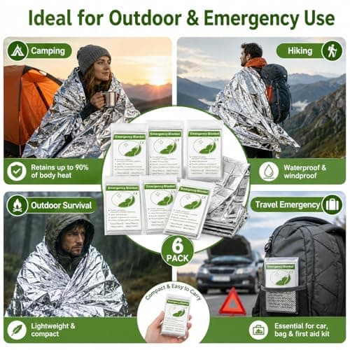 Emergency Blankets Foil Mylar Blanket 210×130cm Foil Blankets First Aid — view 3