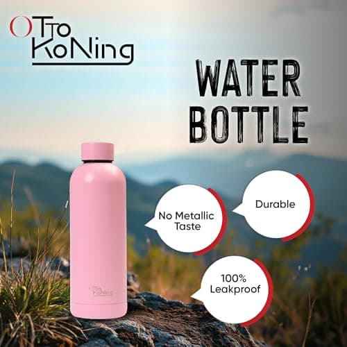 OTTO KONING Water Bottle 500ml Insulated Stainless Steel Flask — view 2