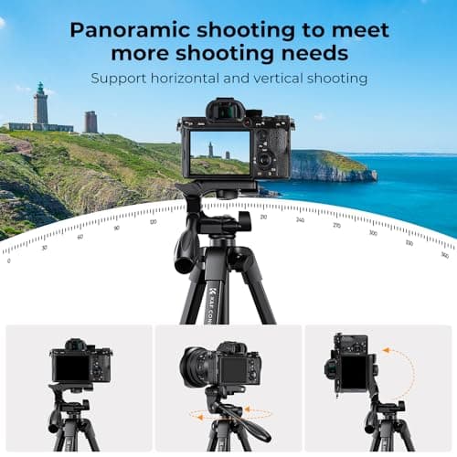 K&F Concept B174A1 Lightweight Tripod for Camera Phone — view 4