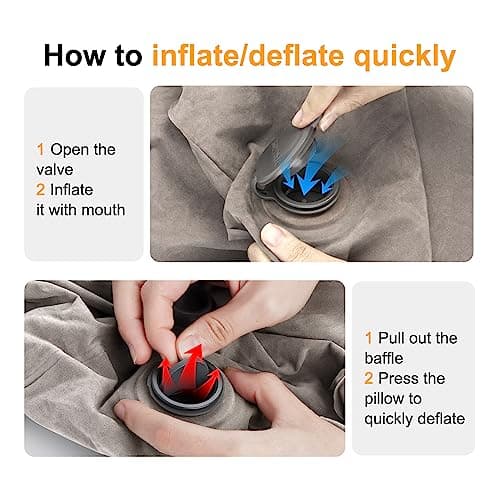 Maliton Airplane Footrest, Inflatable Foot Rest for Kids, Adjustable Height — view 4