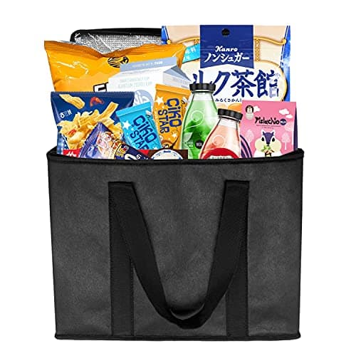 Set of 2 XL Large Premium Quality Insulated Collapsible Cooler Bag with Zipper Closure,Reusable Grocery Shopping Bag Keep Food Hot or Cold,Ideal for Uber Eats,Instacart,Restaurant Food Delivery — view 5