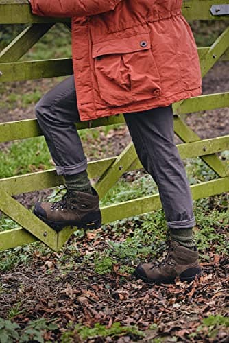 1 Pair HJ Commando Wool Socks HJ3000 Olive 6-11 — view 2