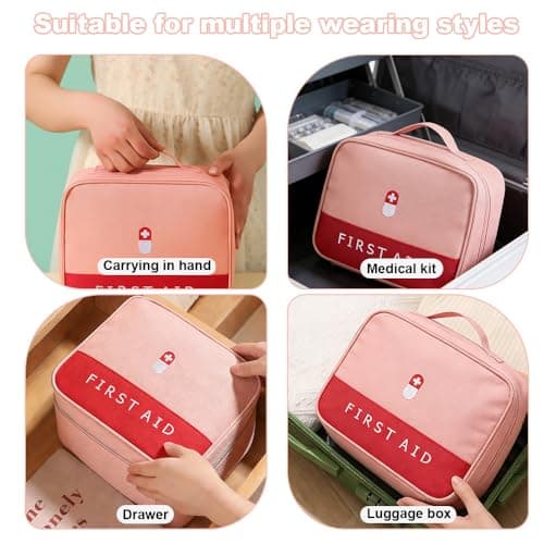 XINGSUI 1 Pcs First Aid Bag Empty,Drug Pack Storage Bag,for Home,Office,etc — view 4