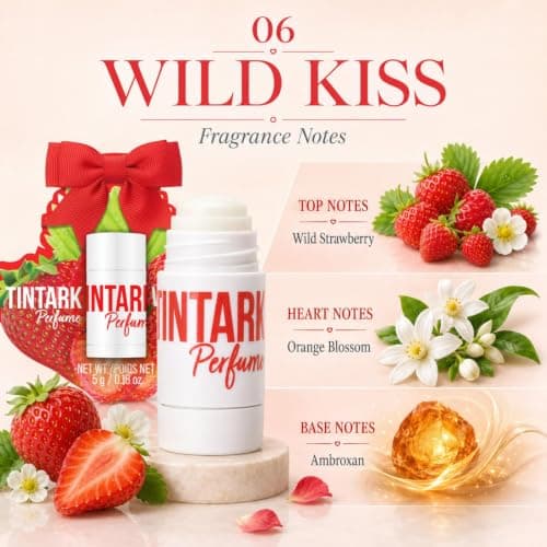 TINTARK Wild Kiss Solid Perfume Balm for Women, 5 g — view 2