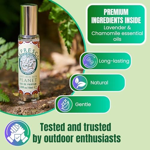Alfresco - Planet, Anti Bug Bite Fragrance Spray, Natural Insect Repellent, Essential Oil Bug Spray with Floral Fragrance - Unisex (10ml, Made in UK) (Pack of 2) — view 5