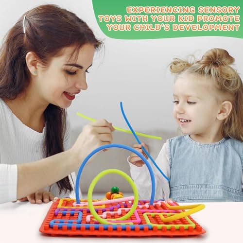 Sensory Activity Board,Adhd Toys for Kids 5.7inch with 11Strings&Travel Bag — view 5