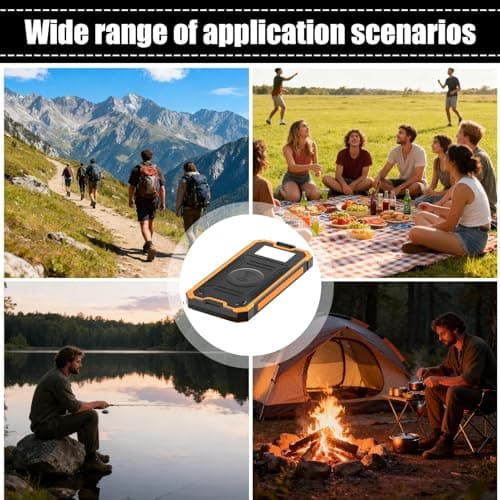 Solar Battery Pack USB Ports with Flashlight — view 5