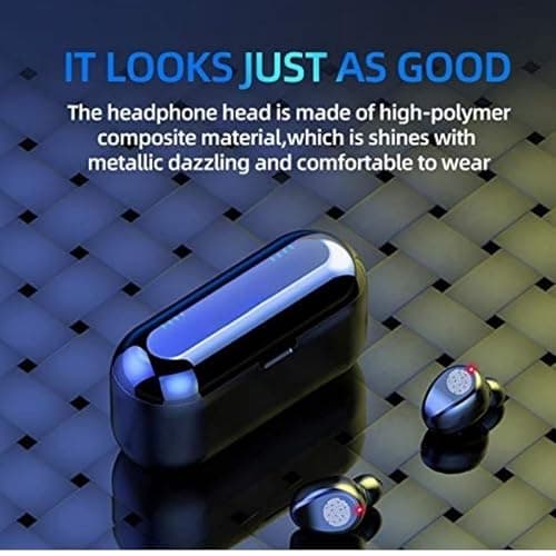 Wireless Earbuds, Bluetooth Headphones, Bluetooth 5.4 Headphones In Ear with Noise Cancelling Mic, LED Display Wireless Earphones Deep Bass Stereo Sound, Sweat Resistant, Long Battery Life — view 6