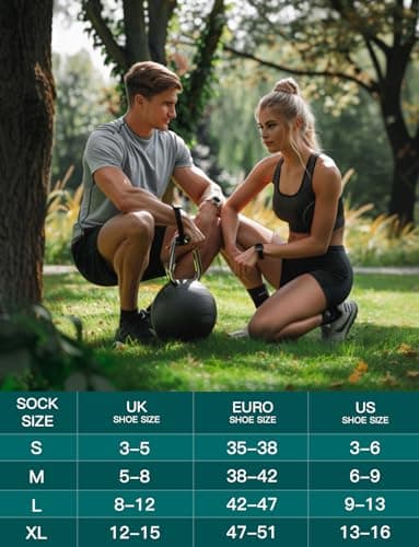 Juclise Compression Running Crew Socks Coolmax Bamboo Moisture Wicking Cushioned Anti-Blister Walking Hiking Tennis sports trainer gym golf support Neon Green 8-12 — view 2