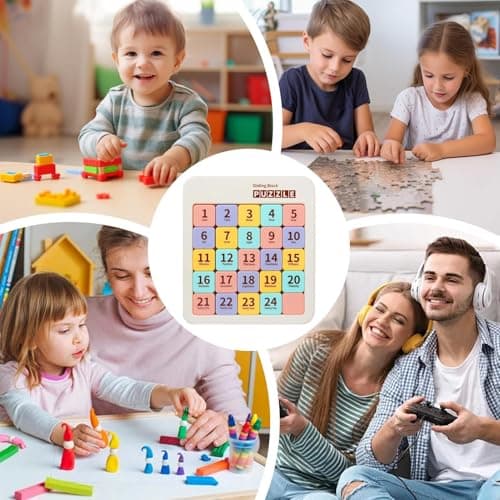 Slide Number Puzzle - Magnetic Sliding Number Brain Teaser | Educational Brain Teasers Toys - for Adult, Boys, Girls, Home, Travel, Camping, School, Birthday, Festival — view 4