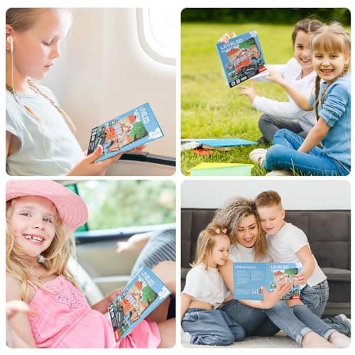 ASTARON Magnetic Puzzles for Toddlers, Educational Travel Toys Car Plane Activities For Kids, 12-16-20 pieces Learning Magnet Puzzles for Road Trip, Kids Birthday Gifts — view 5