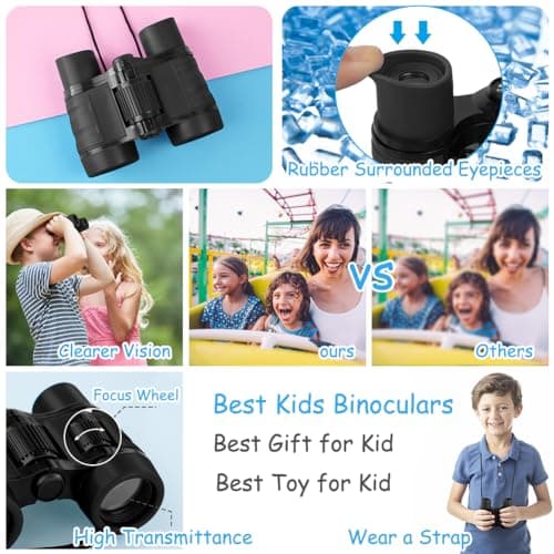 OSDUE Kids Telescope - 4x30 High Resolution Binoculars for Kids' Educational Learning and Outdoor Sports Play, Gifts for Age 3-12 Boys and Girls — view 6
