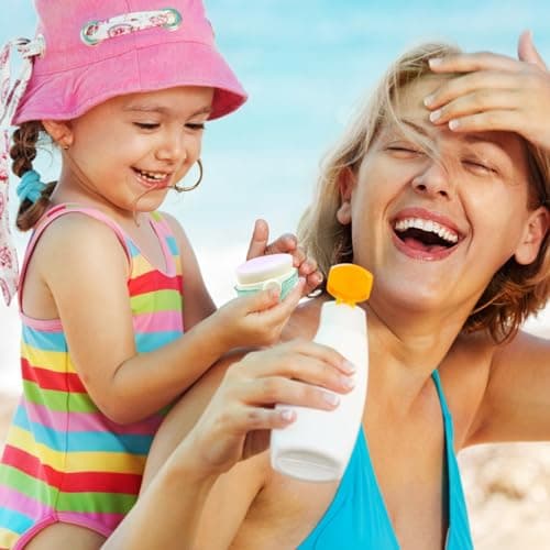 2Pcs Sunscreen Brush and Lotion Applicator for Kids With Protective Caps - Sun Cream Brush for Outdoor Travel (Green) — view 6