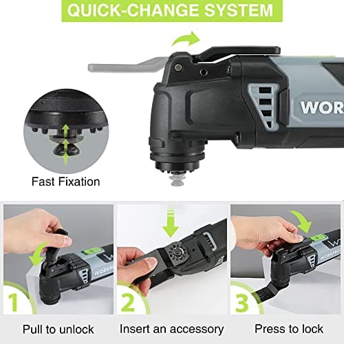 WORKPRO 300 W Oscillating Multi Tool Kit — view 4