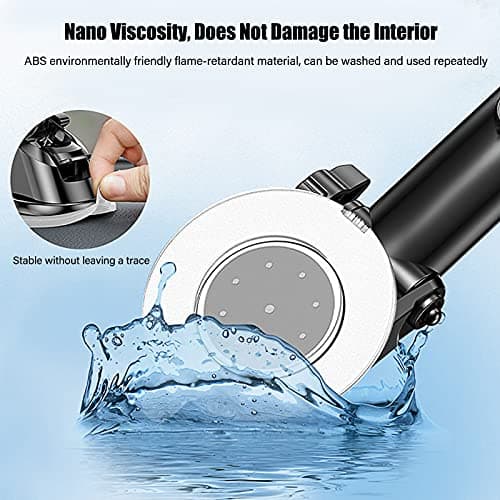 Bnimtm Car Phone Holder 4 in 1 Universal Car Phone Mount Cradle Super Stable for Dashboard/Windscreen/Air Vent, One Button Release and 360° Rotation for All 4.7 to 6.5 inch Smartphones — view 3