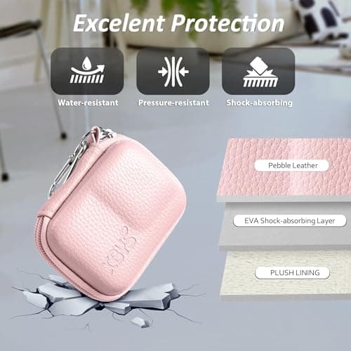 Linpr Action Camera Case for DJI Osmo Action 3/4/5 Pro/6, Pink — view 3