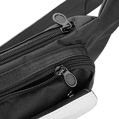Exclusive Premium Human Limited Edition Design Unisex Waist Bag Black — view 2