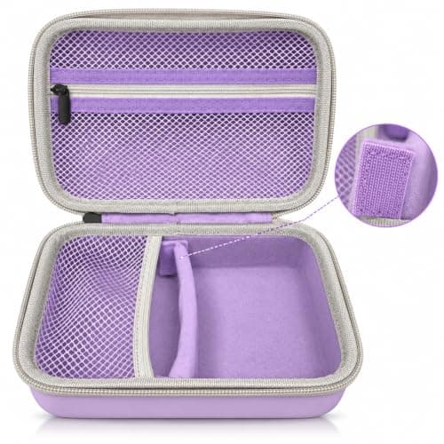 Kids Camera Case Portable Storage Bag Compatible with Gofunly/Himont/Camclid/Etikez/Tiatua/Calinegam/Dylanto/Astgmi/Hangrui/Operhoo/Yorkoo/Uionvo/Gktz Kids Camera Instant Print (Purple) Case Only — view 4