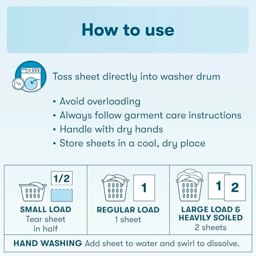 ECOS Laundry Detergent Sheets – Hypoallergenic, Fragrance-Free — view 6