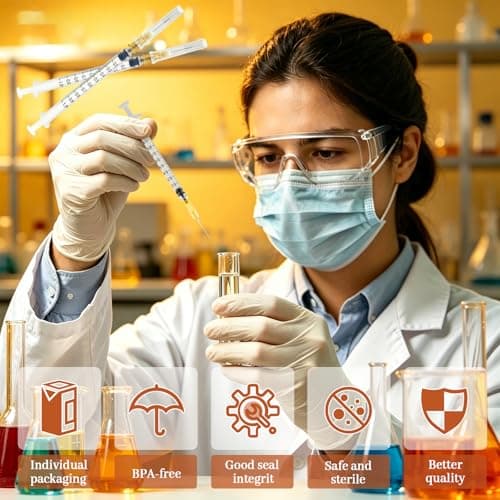 10 Pack 1ml Plastic Multiple Uses Measuring Tools, Individually Sealed Packaging, for Laboratory Accessories Liquid Separation, Food, Flavouring & Pet Feeding — view 6
