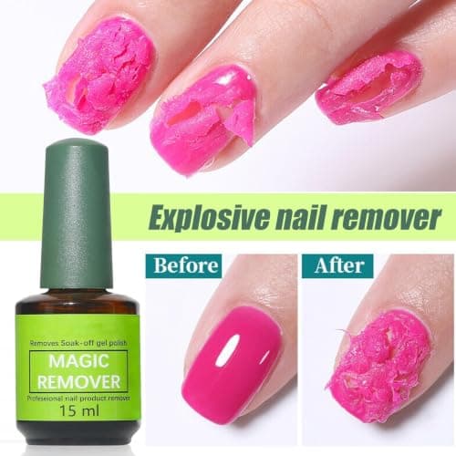 Gel Lacquer Remover 15ML Gentle Nail Care Formula Liquid Fast Gel Removal — view 4