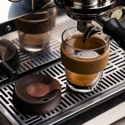 KeepCup Brew Cork - 12oz/340ml Tempered Glass Reusable Coffee Cup/Travel Mug, Natural Cork Band with Splashproof Press Fit Lid - Press — view 4