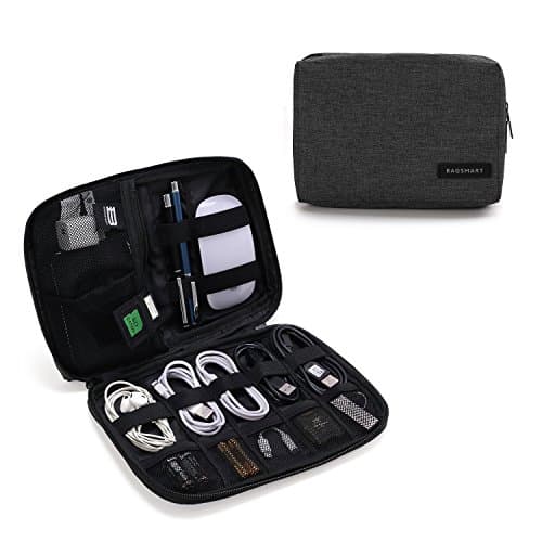 bagsmart Electronics Accessories Organiser Bag, Travel Cable Organiser Bag