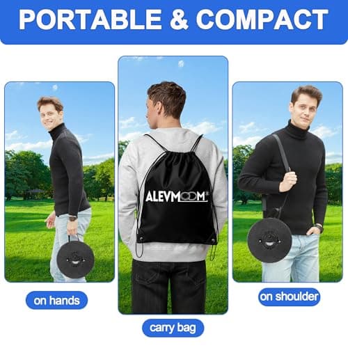 ALEVMOOM 2026 Upgraded XXL Collapsible Stool with Cushion & Bag, Higher 23.2"/59cm Heavy Duty Telescoping Stool Max Load 1000 lbs, Portable Retractable Folding Seat Chair for Camping Travel — view 6
