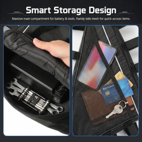Ebike Battery Bag Triangle Bike Frame Bag, Electric Bicycle Kit Case — view 4