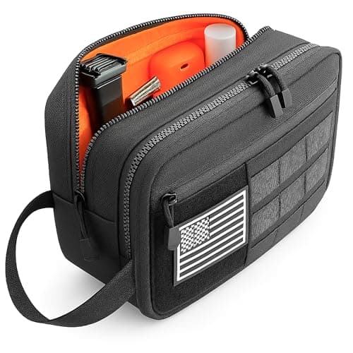 ARMORWERK Professional Tactical Toiletry Bag for Men - Extra Large Wet & Dry Compartment Separate Dopp Kit, Tactical Molle Travel Toiletry Bag — Perfect Mens Toiletry Travel Bag or Dopp Kit Men,
