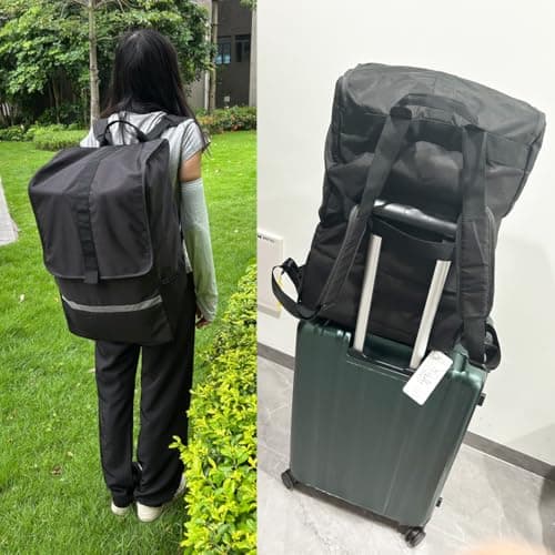 Colu Kid Foldable Stroller Travel Bag Compatible with Cybex Series Strollers (Such As Libelle, Coya,Beezy) - Large & Small Size - Durable Fabric (Small Size (35 * 20 * 50CM)) — view 4
