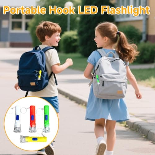 Mini Torches Keyring, 20 Pcs Torch LED Small Flashlight Pocket Keychain — view 4
