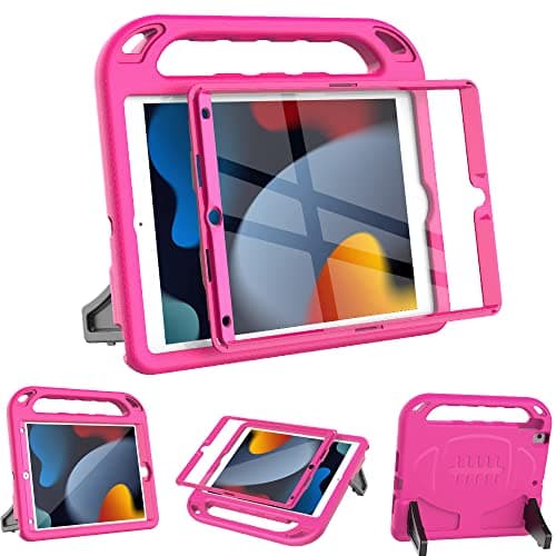 Surom Case for iPad 9th/8th/7th Gen 2021/2020/2019 10.2 Inch, Rose