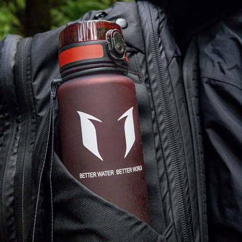 Super Sparrow Sports Water Bottle - 500ml - Non-Toxic BPA Free & Eco-Friendly Tritan Co-Polyester Plastic - For Running, Gym, Yoga, Outdoors and Camping — view 6