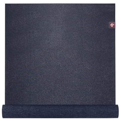 Manduka eKO Superlite Yoga Mat for Travel - Lightweight, Easy to Roll and Fold, Durable, Non Slip Grip, 1.5mm Thick, Midnight Blue, 71" x 24"