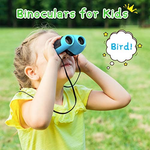 EUTOYZ Binoculars, Boy Toys for 3-10 Year Old Boy Girl Gift for 3-12 Year Olds Boys Toys Age 3-10 Toddler Toys Kids Sensory Toys Age 3 4 5 6 Sensory Toys Child Birthday Gifts Outdoor Toys Light Blue — view 2
