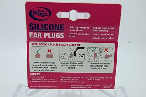 Genuine Hush Plugz Silicone Ear Plugs , 21 Pairs , Made in Uk , Ear Defenders — view 2