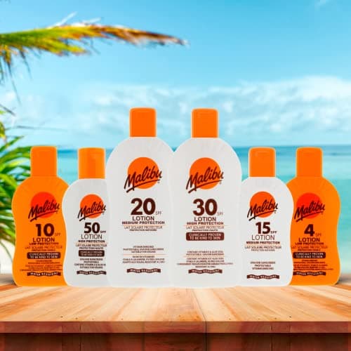 Malibu Sun SPF 50 Lotion, Very High Protection Sun Cream, Water Resistant, Vitamin E and Aloe Vera Extract, 100ml (Pack of 2) — view 4