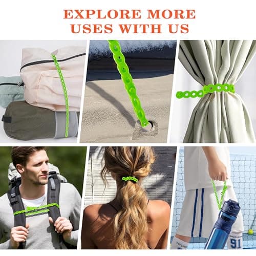 Brolena Modular Straps (4-Pack), Flexible Multi-Tool, Gear Strap for Outdoor Adventure, Survival, Camping, Travel, EDC — view 6
