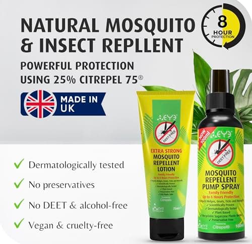 THEYE Mosquito Repellent Solo Traveller Pack - Natural, Preservative Free - Family Friendly Insect Repellent DEET Free - Maximum Strength Insect Repellent Travel Pack - Insect Repellent Bracelets — view 2