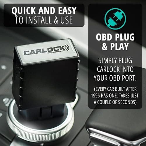 CARLOCK Anti Theft Car Device - Real Time UK 4G LTE Car GPS Tracker & Car Alarm System Security - OBD & Phone App - Auto Van Vehicles Tracking & Instant Alert of Suspicious Behavior — view 6