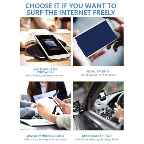 VELATEMOR 4G LTE WiFi Hotspot, Portable WiFi Hotspot with Versatile SIM Card Slot, Mobile Hotspot Router with Secure And Private Connections, 300Mbps CAT4 Internet for Travel And — view 3